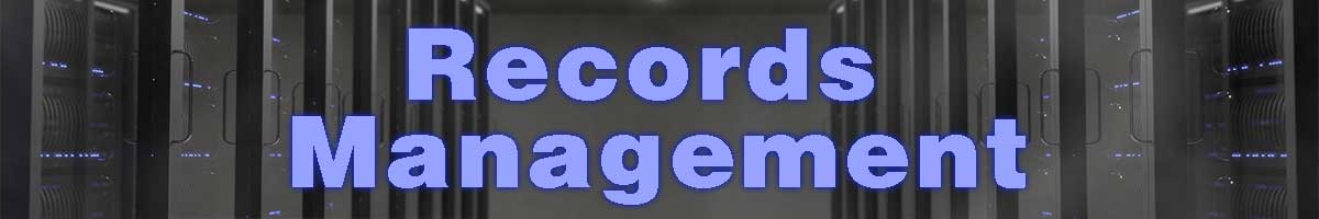 this image is the header graphic for the section of tabletop exercises designed for Warehousing & Records Management